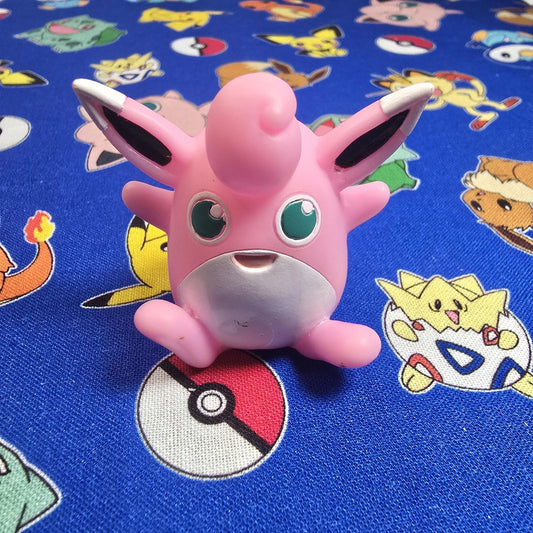 Pokemon Wigglytuff Figure Finger Puppet 2004 Nintendo Bandai Vintage Japan USA