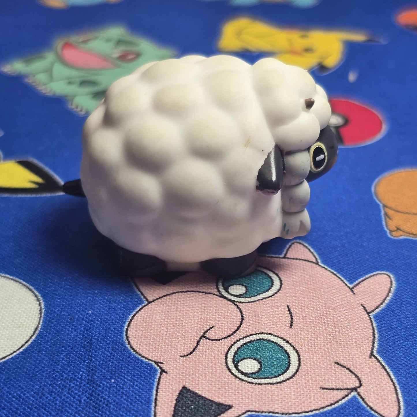 Pokemon Wooloo Figure Finger Puppet 2019 Nintendo Bandai PVC Japan USA Seller