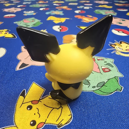 Pokemon Pichu Figure Finger Puppet 2000 Nintendo Bandai PVC Vintage Japan USA