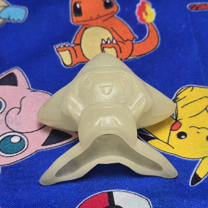 Pokemon Jirachi Glow In Dark Figure Finger Puppet 2003 Nintendo Bandai Japan USA