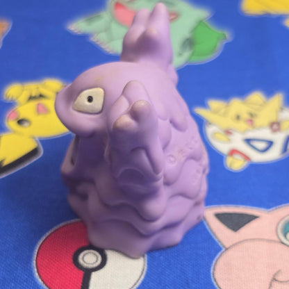 Pokemon Grimer Purple Figure Finger Puppet 1997 Nintendo Bandai PVC Vintage USA