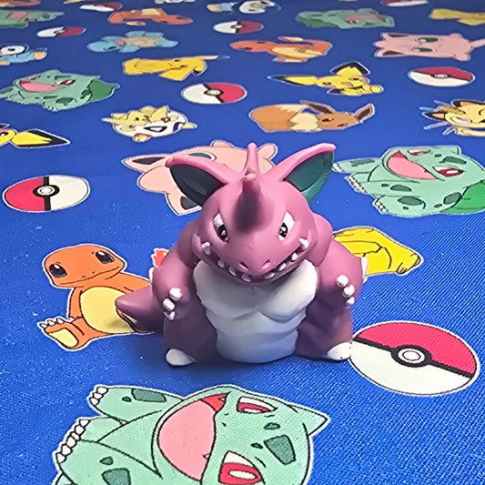 Pokemon Nidoking Figure Finger Puppet 1996 Nintendo Bandai PVC Japan Vintage USA