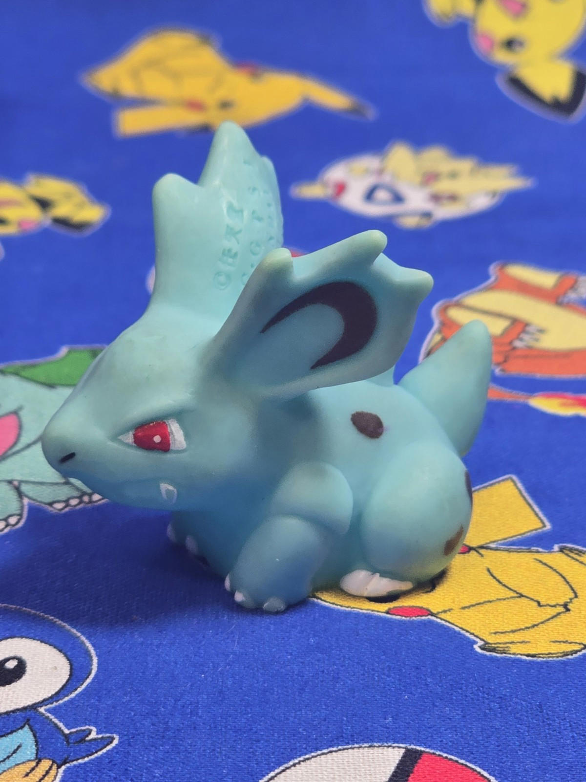 Pokemon Nidorina Figure Finger Puppet 1997 Nintendo Bandai PVC Vintage Japan USA