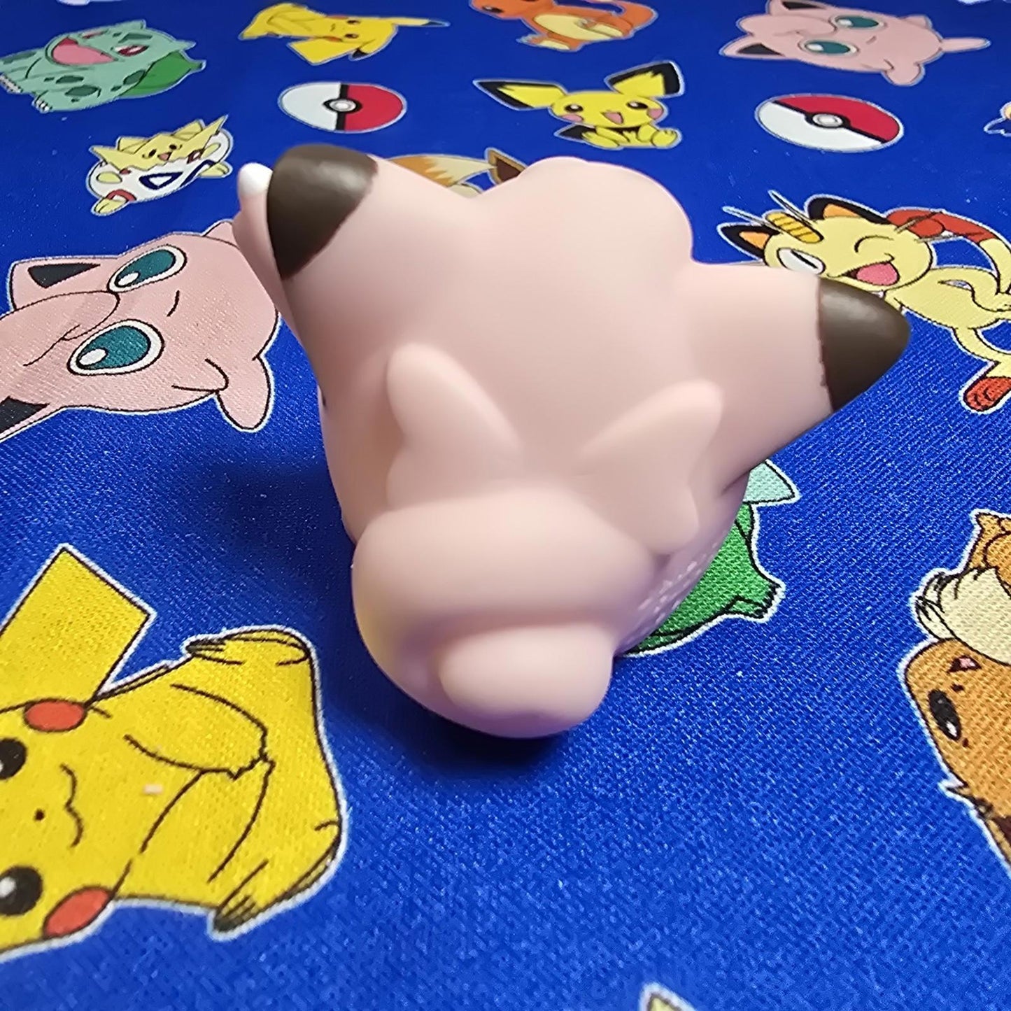 Pokemon Clefairy Figure Finger Puppet 2005 Nintendo Bandai Vintage PVC Japan USA