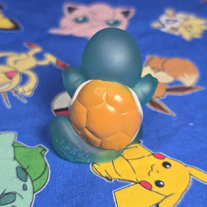 Pokemon Squirtle Clear Figure Finger Puppet 1996 Nintendo Bandai PVC Japan USA