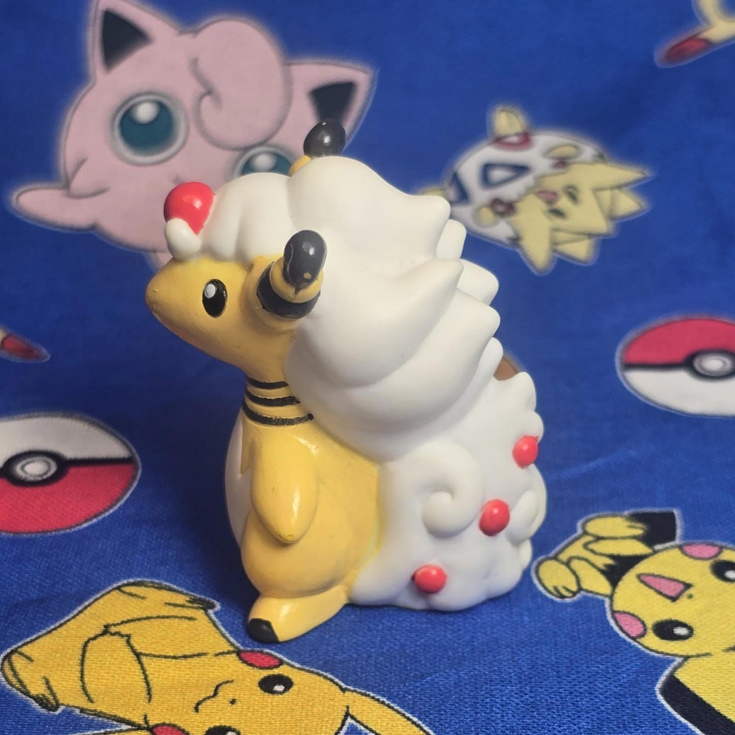 Pokemon Mega Ampharos Figure Finger Puppet 2013 Nintendo Bandai PVC Japan USA