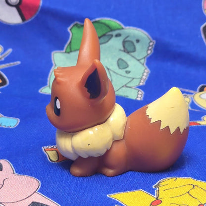 Pokemon Eevee Figure Finger Puppet 2012 Nintendo Bandai PVC Japan USA Seller