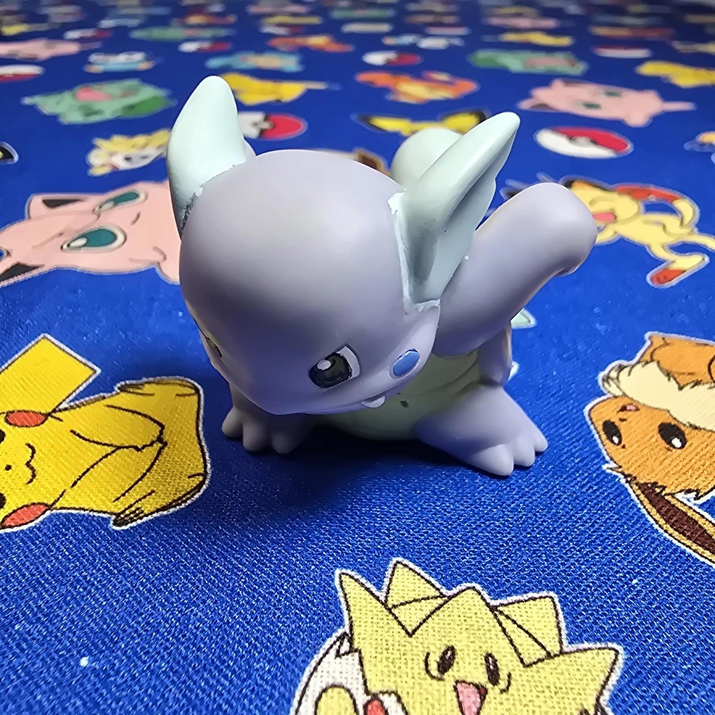 Pokemon Wartortle Figure Finger Puppet 2005 Nintendo Bandai Vintage Japan USA