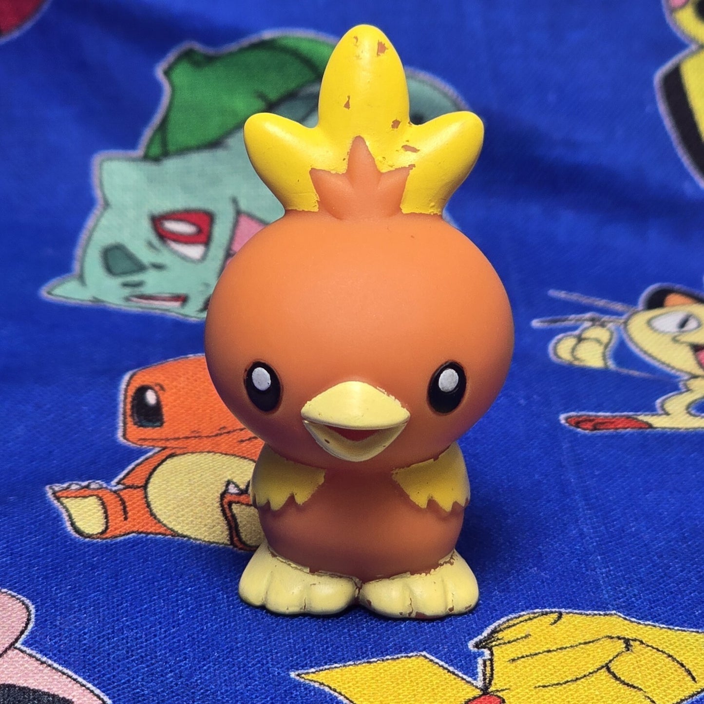 Pokemon Torchic Figure Finger Puppet 2004 Nintendo Banpresto PVC Japan USA