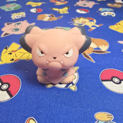 Pokemon Snubbull Figure Finger Puppet 1999 Nintendo Bandai PVC Vintage Japan USA