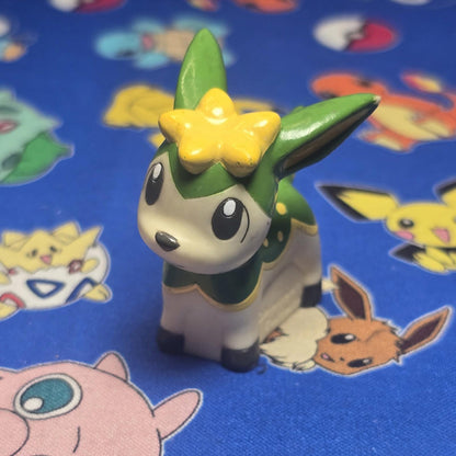 Pokemon Deerling Summer Fall Figure Finger Puppet 2010 Nintendo Bandai Japan USA
