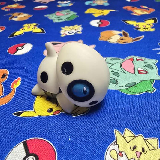 Pokemon Aron Figure Finger Puppet 2004 All Nintendo Bandai PVC Japan Vintage USA