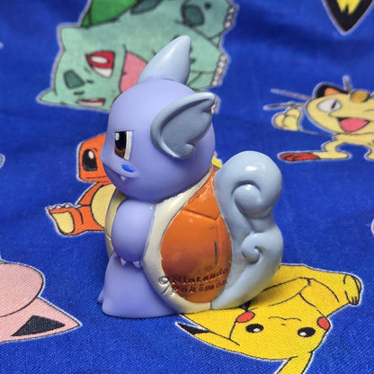 Pokemon Wartortle Figure Finger Puppet 2014 Nintendo Bandai Vintage Japan USA