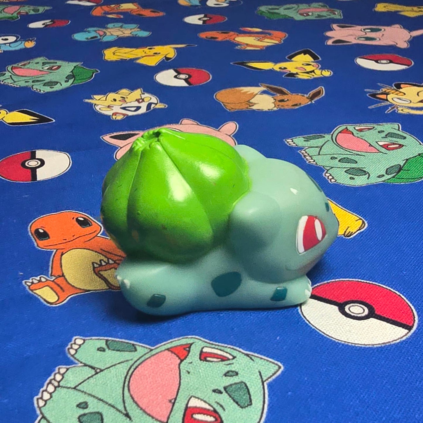 Pokemon Bulbasaur Figure Finger Puppet 2005 Nintendo Bandai PVC Vintage Japan US