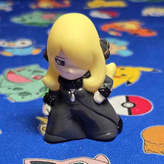 Pokemon Cynthia Trainer Figure Finger Puppet B 2020 Nintendo Bandai Japan USA