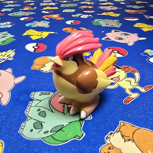 Pokemon Pidgeotto Pink Figure Finger Puppet 1997 Bandai Nintendo Vintage USA