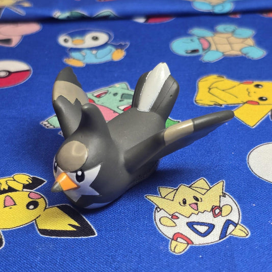 Pokemon Staravia Figure Finger Puppet 2008 Nintendo Bandai PVC Japan US Seller