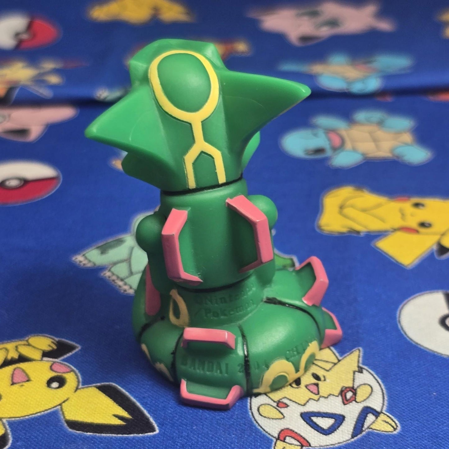 Pokemon Rayquaza Figure Finger Puppet 2004 Nintendo Bandai PVC Vintage Japan USA