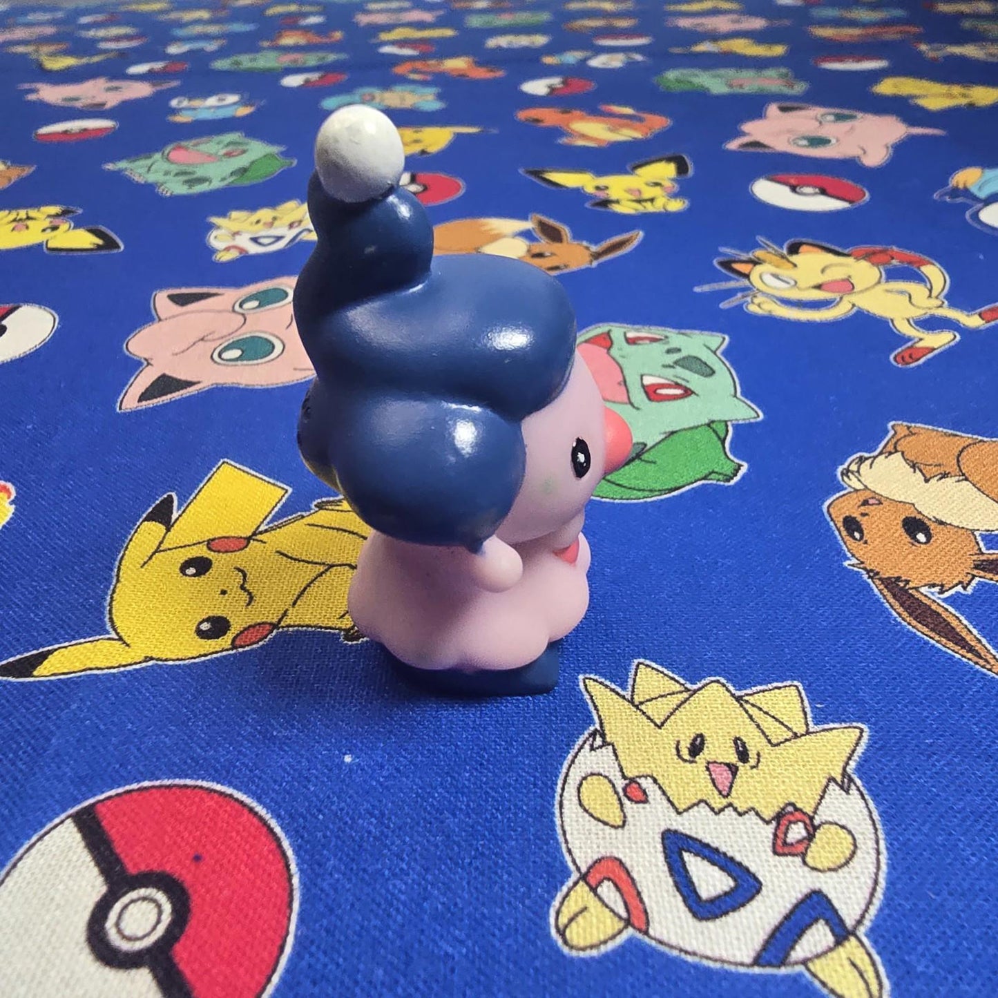 Pokemon Mime Jr Figure Finger Puppet 2005 Nintendo Bandai PVC Vintage Japan USA