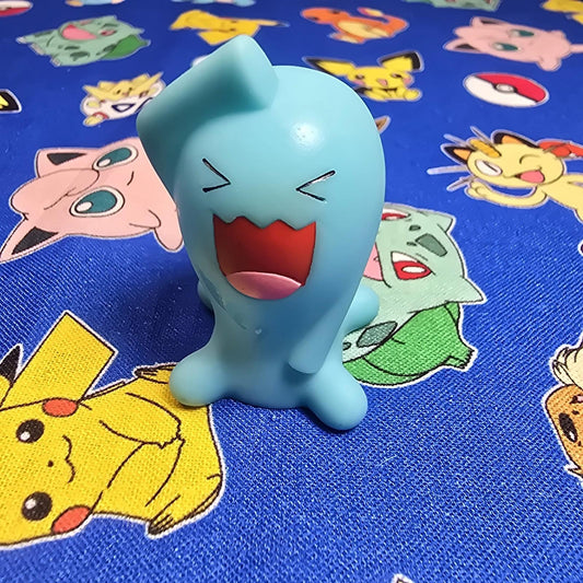 Pokemon Wobbuffet Figure Finger Puppet 2010 Nintendo Bandai PVC Japan USA Seller