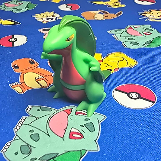Pokemon Grovyle Figure Finger Puppet 2003 Nintendo Bandai PVC Vintage Japan USA