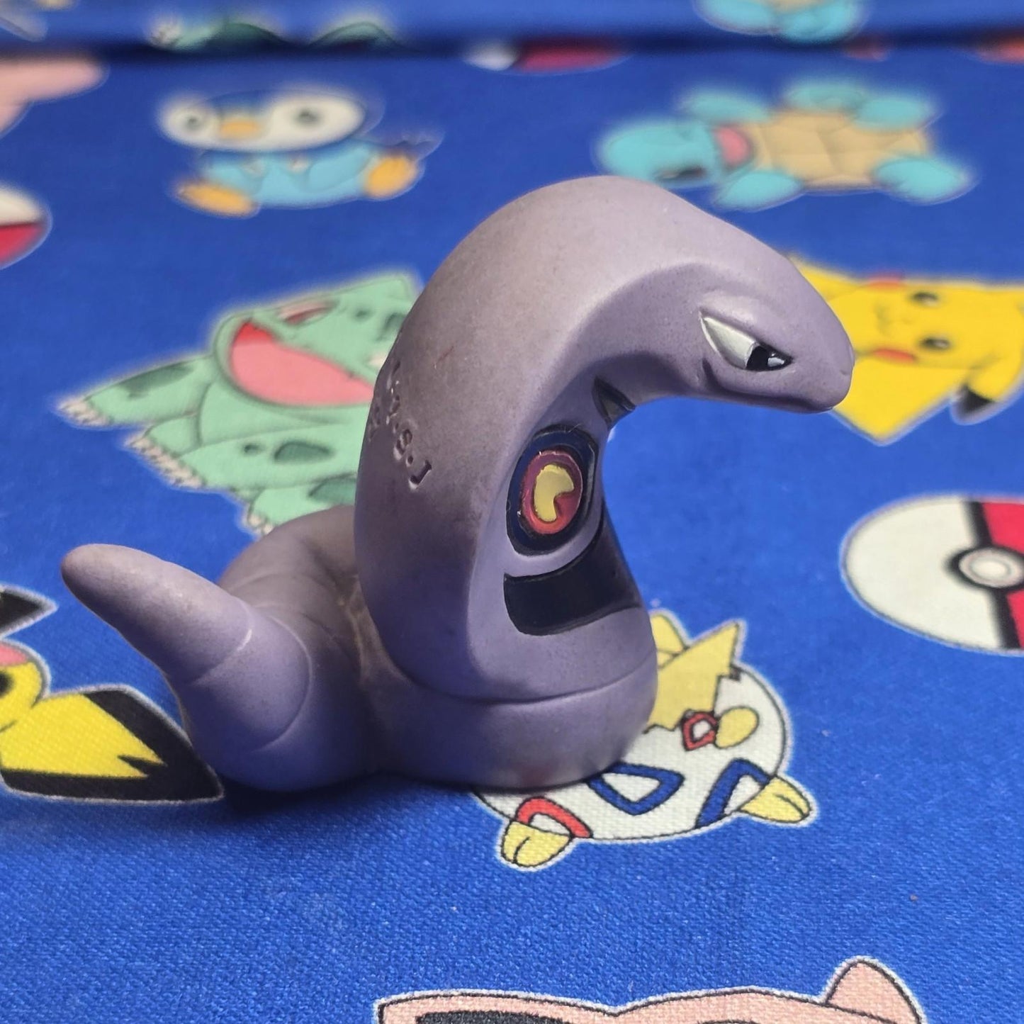Pokemon Arbok Figure Finger Puppet 1996 Nintendo Bandai Vintage PVC Japan USA
