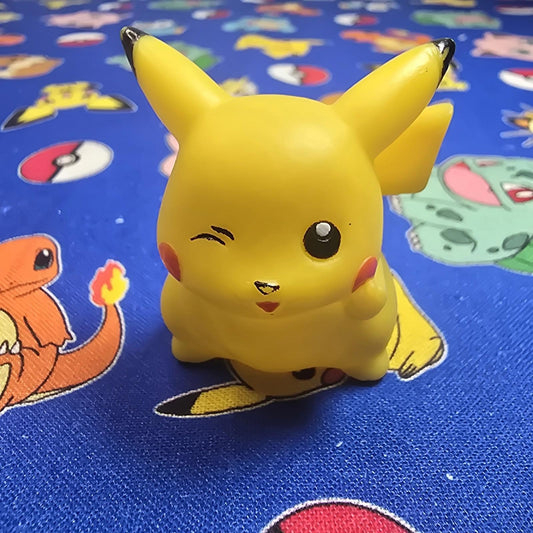 Pokemon Pikachu Figure Finger Puppet 1999 Nintendo Bandai PVC Vintage Japan USA
