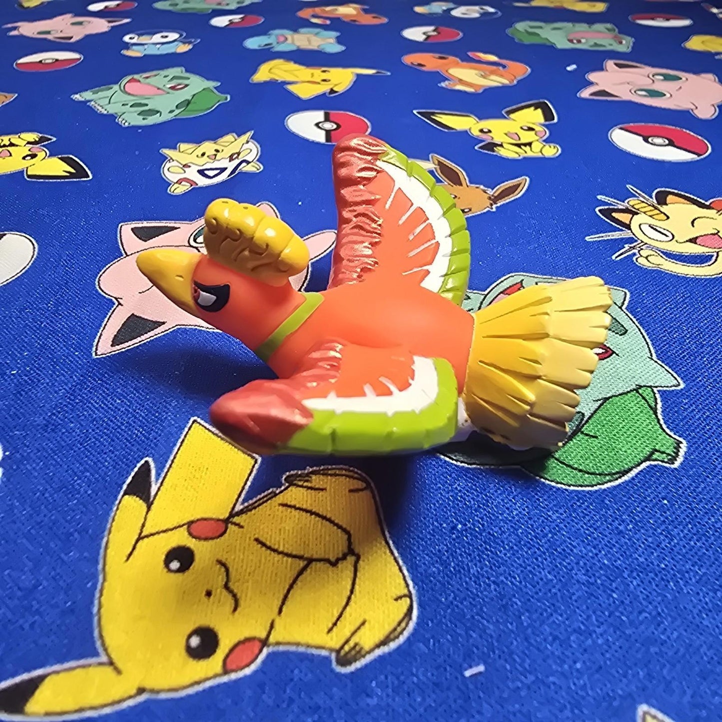 Pokemon Ho-oh Figure Finger Puppet 2007 Nintendo Bandai PVC Japan USA Seller