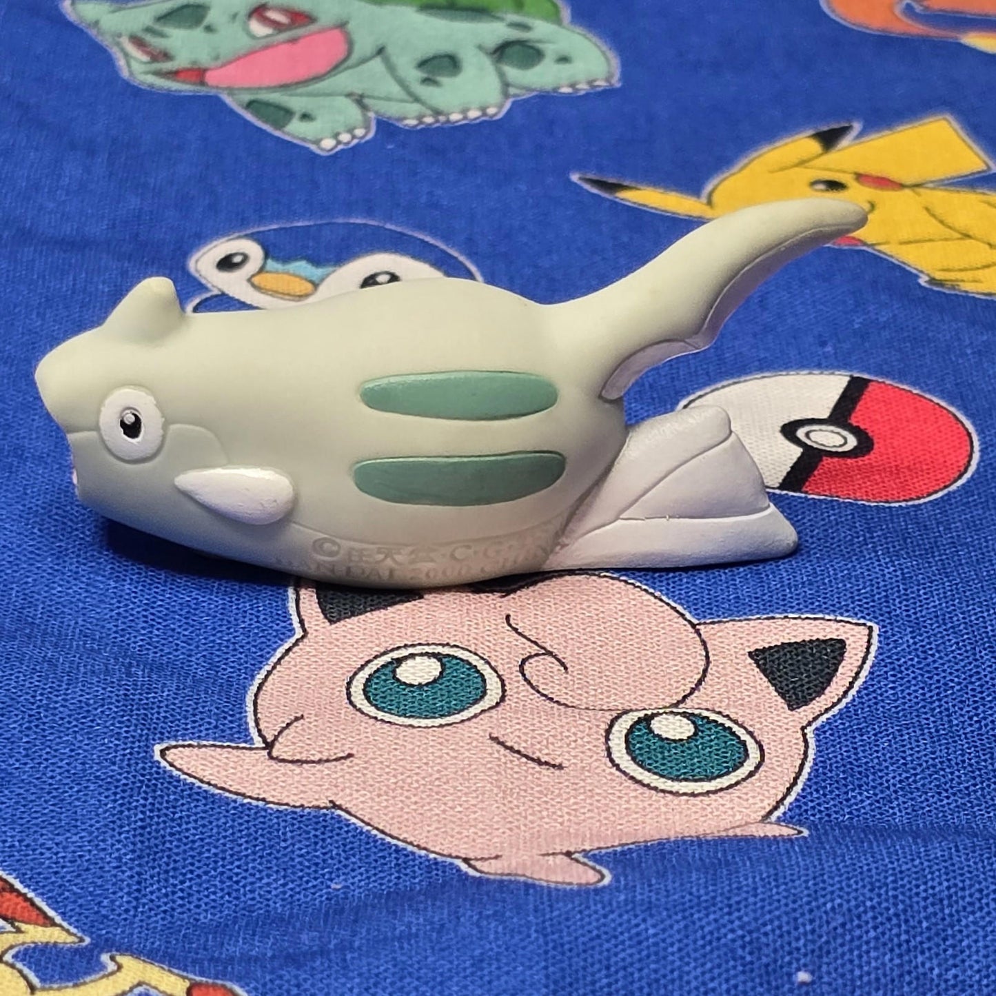 Pokemon Remoraid Figure Finger Puppet 2000 Nintendo Bandai PVC Vintage Japan USA