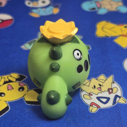 Pokemon Cacnea Figure Finger Puppet 2003 Nintendo Bandai Vintage PVC Japan USA