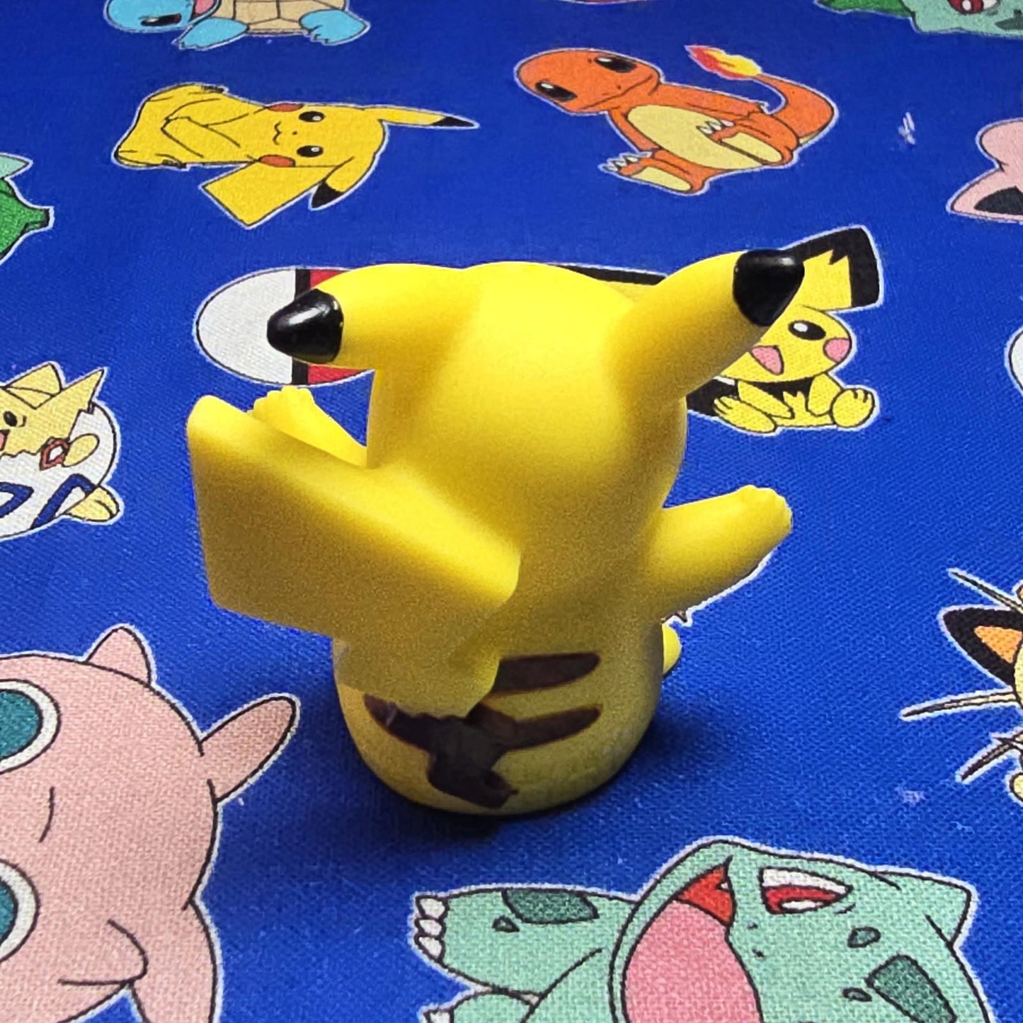 Pokemon Pikachu Figure Finger Puppet 2016 Nintendo Bandai Vintage PVC Japan USA