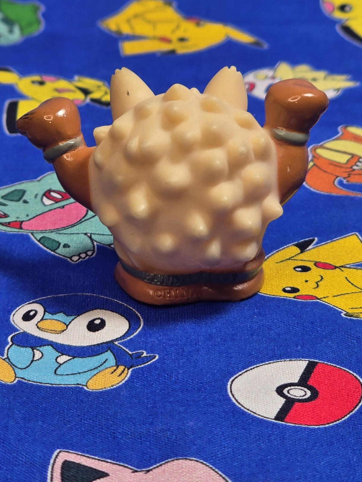 Pokemon Primeape Figure Finger Puppet 1997 Nintendo Bandai PVC Vintage Japan USA