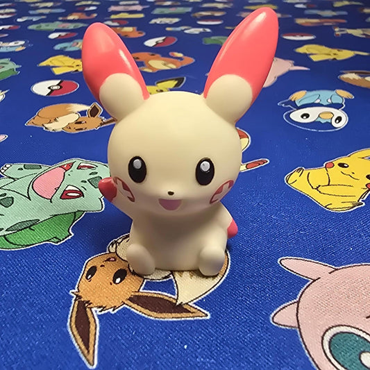 Pokemon Plusle Figure Finger Puppet 2010 Nintendo Bandai PVC Vintage Japan US