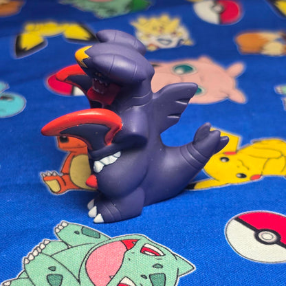 Pokemon Mega Garchomp Figure Finger Puppet 2013 Nintendo Bandai PVC Japan USA