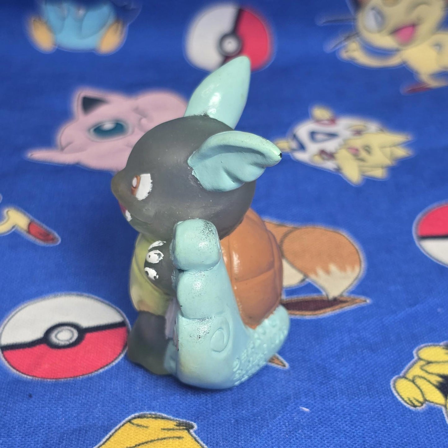 Pokemon Wartortle Clear Figure Finger Puppet 1996 Nintendo Bandai PVC Japan USA