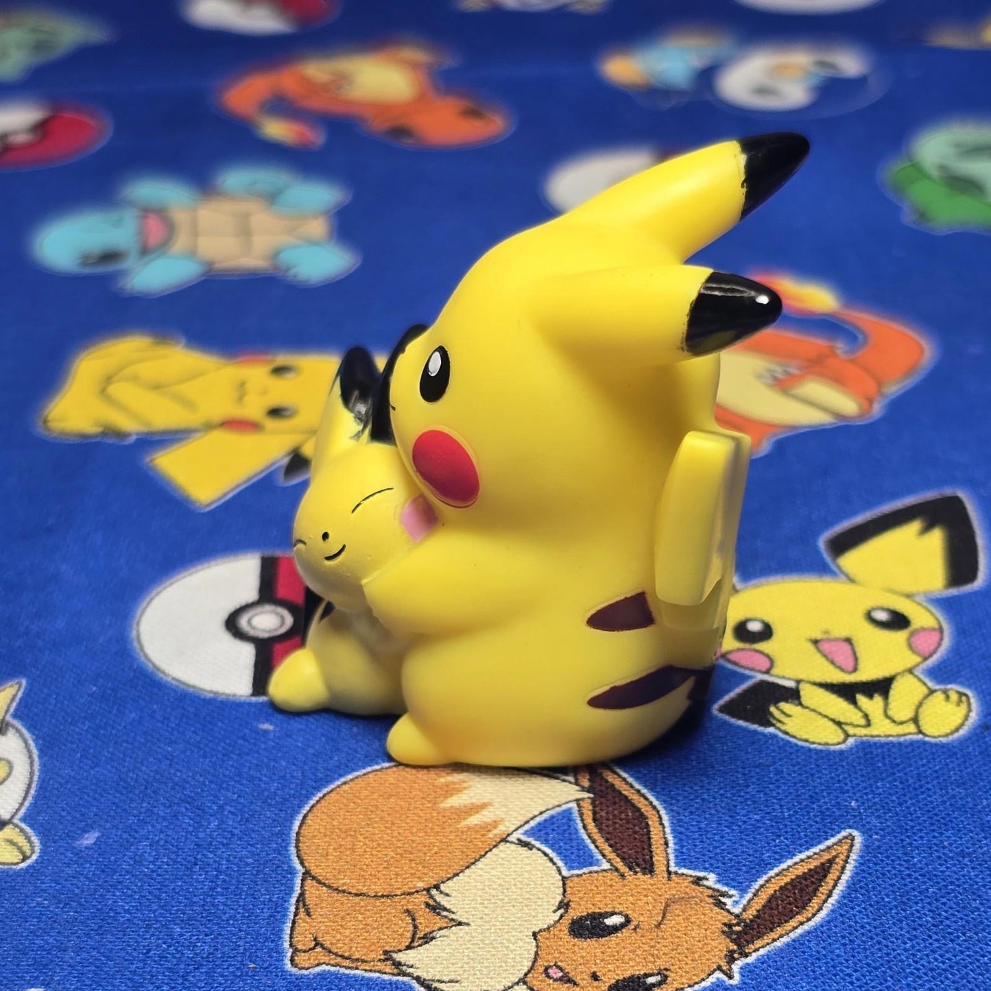 Pokemon Pikachu & Pichu Figure Finger Puppet 2019 Nintendo Bandai PVC Japan USA