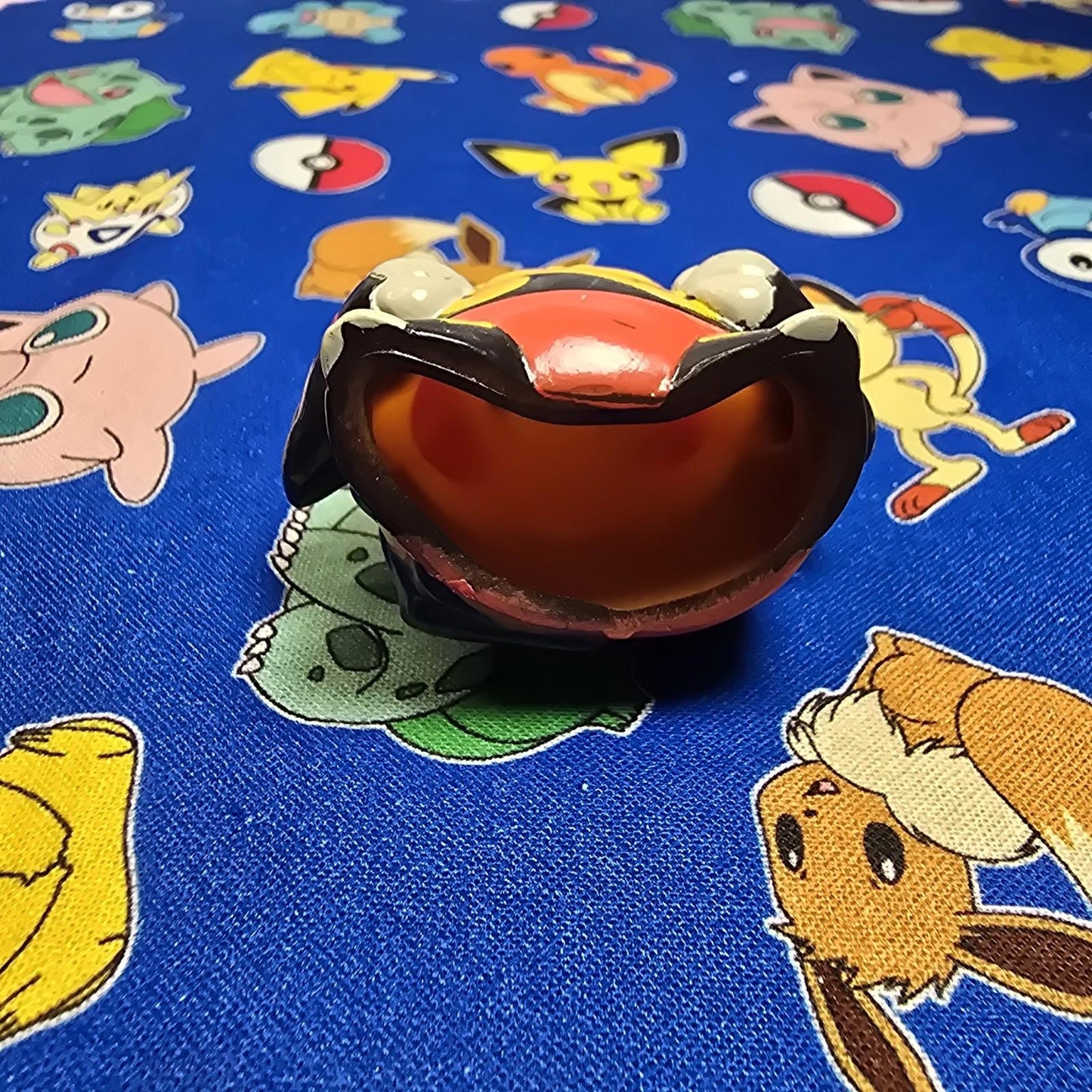 Pokemon Emboar Figure Finger Puppet 2012 Nintendo Bandai PVC Japan USA Seller