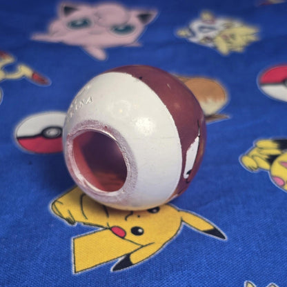Pokemon Voltorb Clear Figure Finger Puppet 1996 Nintendo Bandai Vintage Japan US