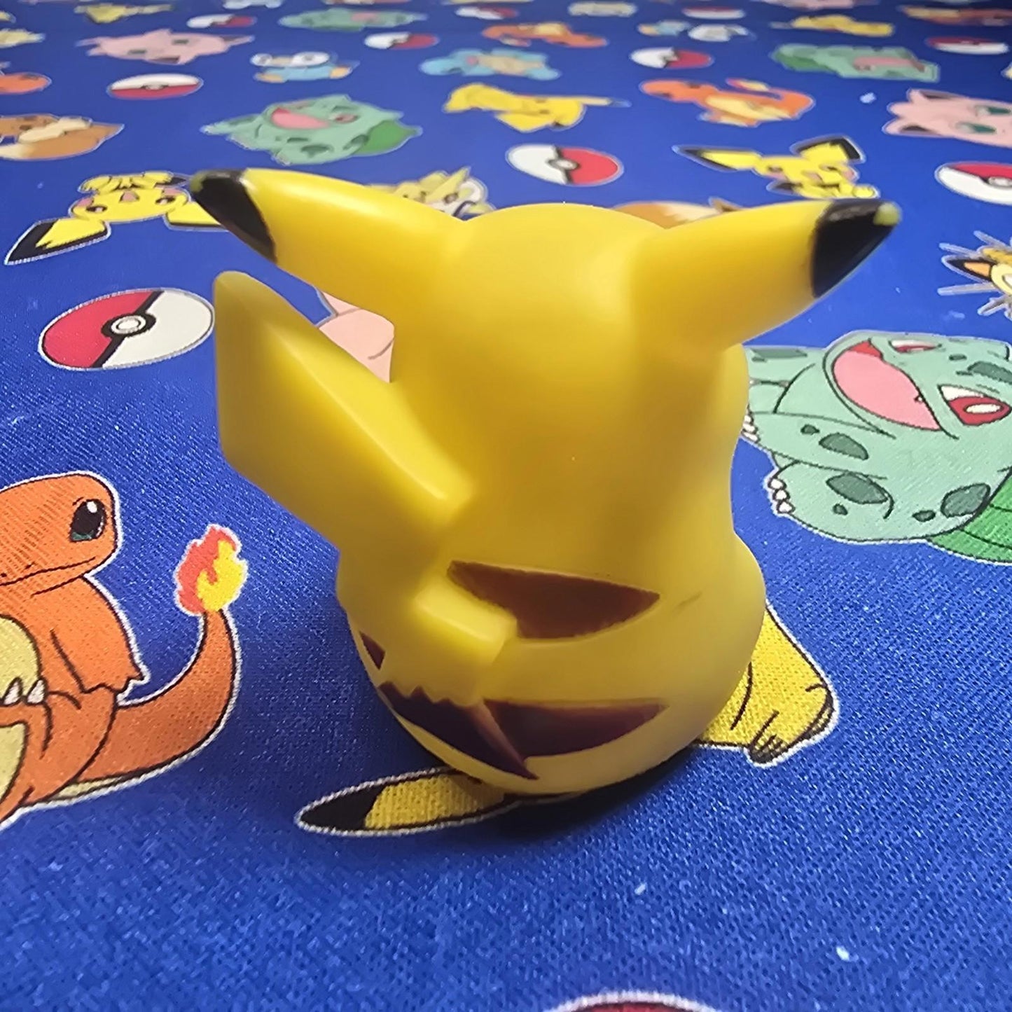 Pokemon Pikachu Figure Finger Puppet 1999 Nintendo Bandai PVC Vintage Japan USA