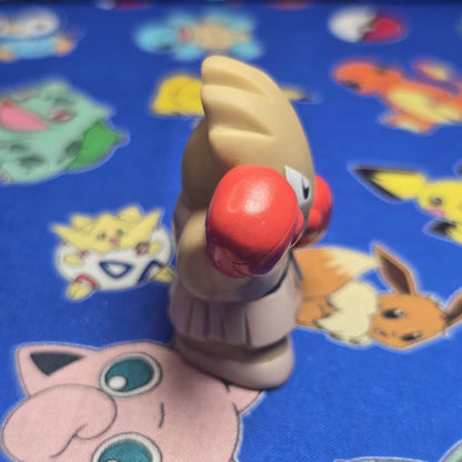 Pokemon Hitmonchan Figure Finger Puppet 2004 Nintendo Bandai Vintage Japan USA
