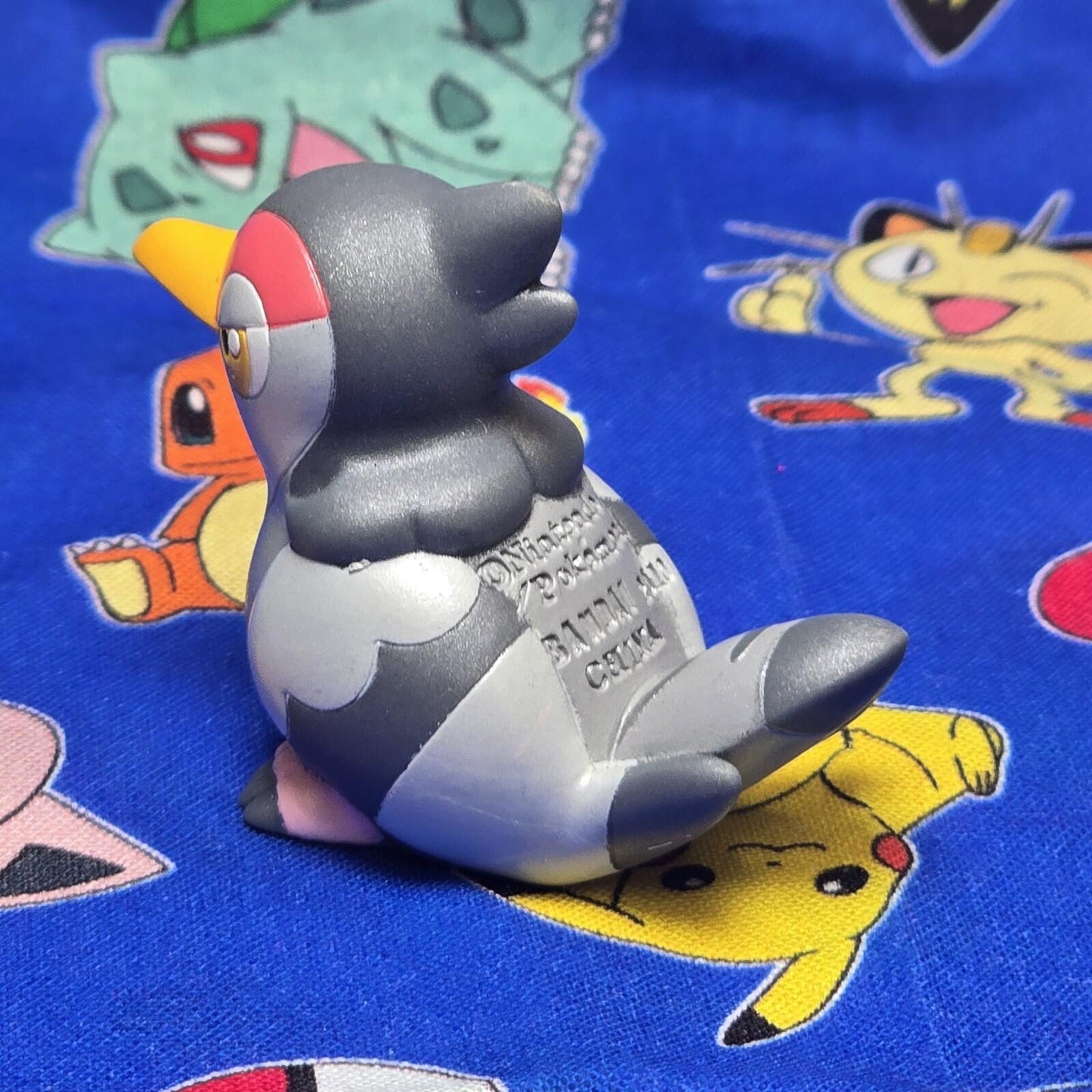 Pokemon Tranquill Metallic Figure Finger Puppet 2010 Nintendo Bandai Japan USA