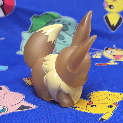 Pokemon Eevee Clear Figure Finger Puppet 2005 Nintendo Bandai Vintage Japan USA