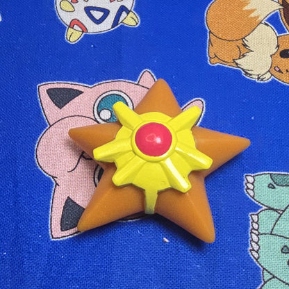 Pokemon Staryu Figure Finger Puppet 1997 Bandai Nintendo PVC Vintage Japan USA
