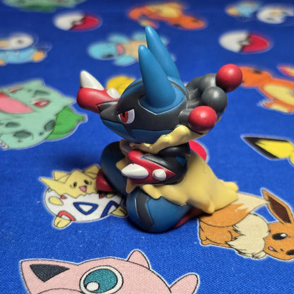Pokemon Mega Lucario Figure Finger Puppet 2022 Nintendo Bandai Japan USA Seller