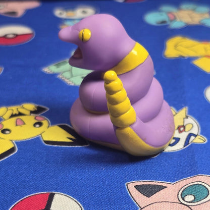 Pokemon Ekans Figure Finger Puppet 1997 Nintendo Bandai PVC Japan Vintage USA
