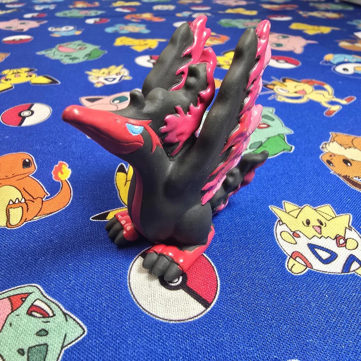 Pokemon Moltres Galarian Galar Figure Finger Puppet 2021 Nintendo Bandai Japan