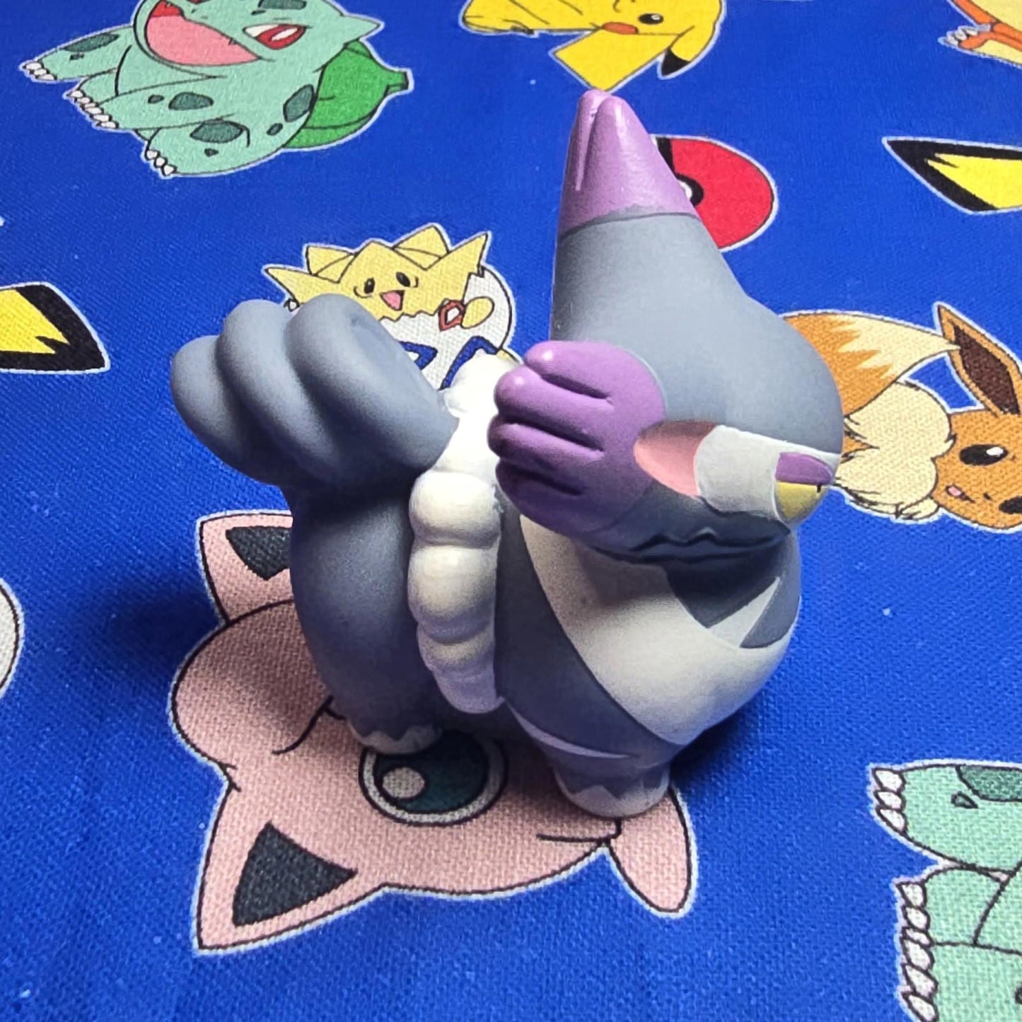 Pokemon Purugly Figure Finger Puppet 2007 Nintendo Bandai PVC Japan USA Seller