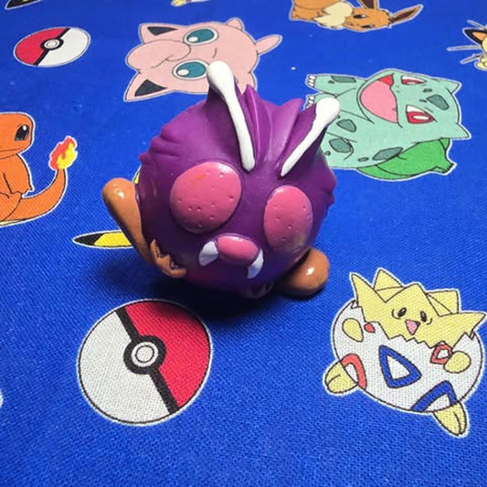 Pokemon Venonat Figure Finger Puppet 1998 Bandai Nintendo PVC Vintage Japan USA