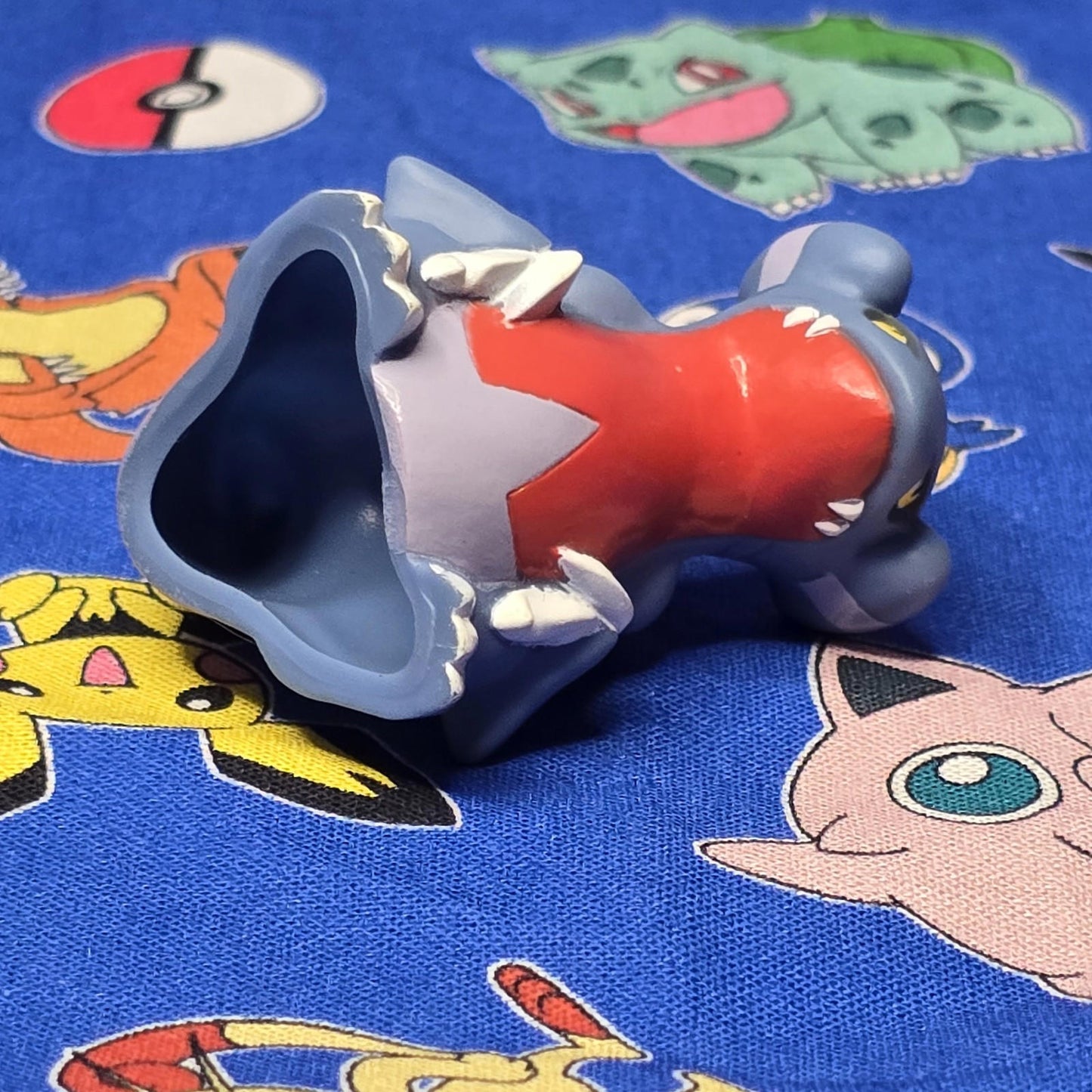 Pokemon Gabite Figure Finger Puppet 2007 Nintendo Bandai PVC Japan USA Seller