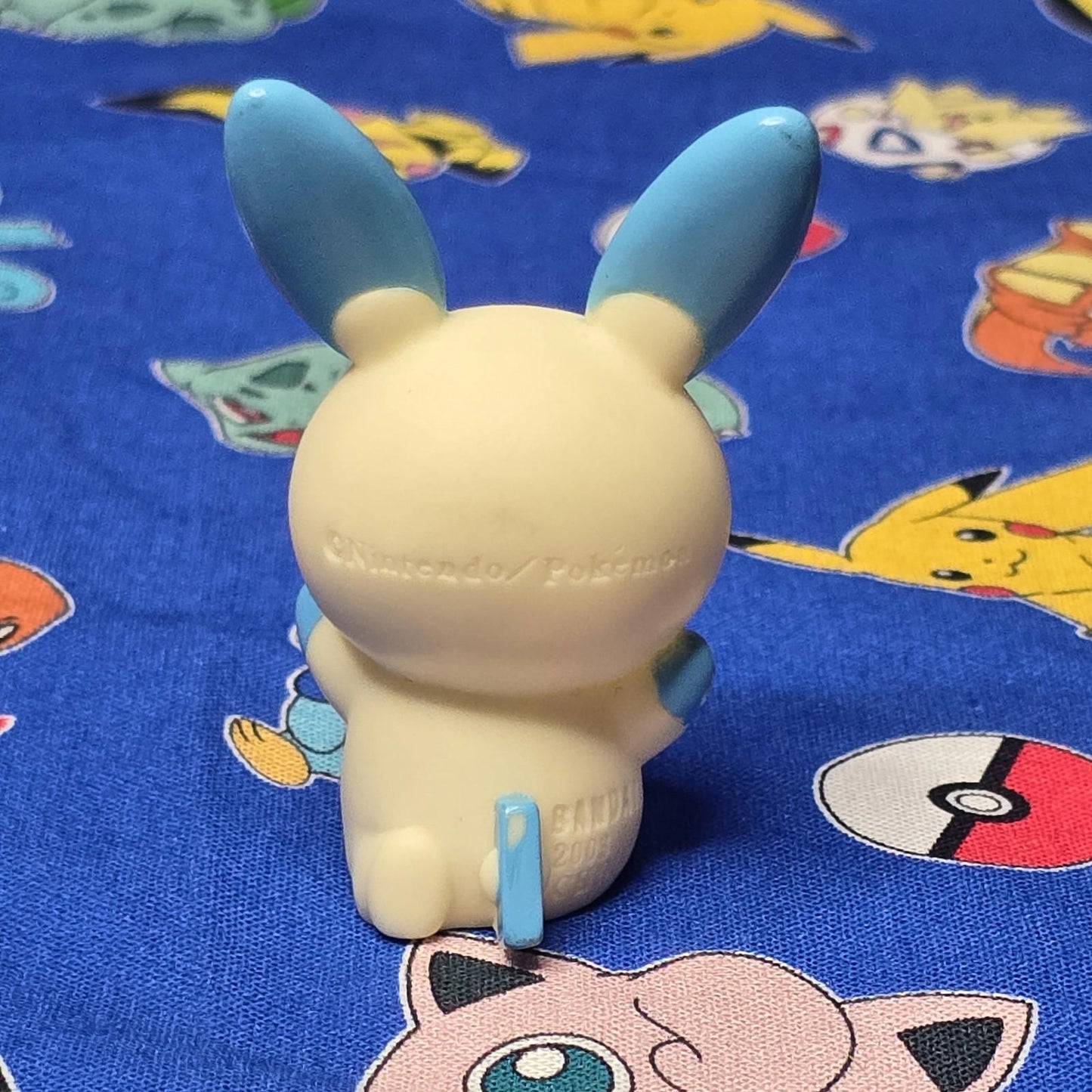 Pokemon Minun Figure Finger Puppet 2003 Nintendo Bandai PVC Vintage Japan USA